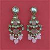 Indo Western Classic Earring with Mehndi Plating