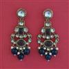 Indo Western Classic Earring with Mehndi Plating