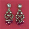 Indo Western Classic Earring with Mehndi Plating