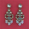 Indo Western Classic Earring with Mehndi Plating