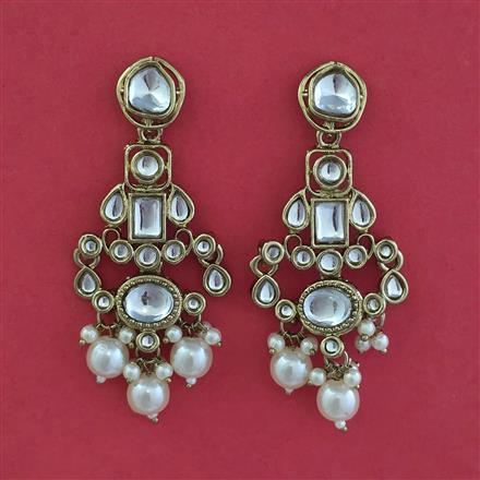 Indo Western Classic Earring with Mehndi Plating