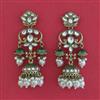 Indo Western Jhumki with Mehndi Plating