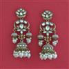 Indo Western Jhumki with Mehndi Plating