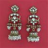 Indo Western Jhumki with Mehndi Plating