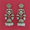 Indo Western Jhumki with Mehndi Plating