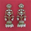 Indo Western Jhumki with Mehndi Plating