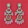 Indo Western Classic Earring with Mehndi Plating