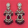 Indo Western Classic Earring with Mehndi Plating