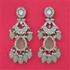 Indo Western Classic Earring with Mehndi Plating