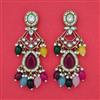 Indo Western Classic Earring with Mehndi Plating