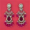 Indo Western Classic Earring with Mehndi Plating