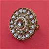 Indo Western Adjustable Ring With Mehndi Plating