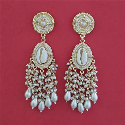 Indo Western Moti Earring With Gold Plating