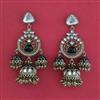 Indo Western Jhumki with Mehndi Plating