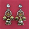 Indo Western Jhumki with Mehndi Plating