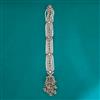 Indo Western Moti Hair Brooch With Mehndi Plating