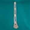 Indo Western Moti Hair Brooch With Gold Plating