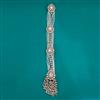 Indo Western Moti Hair Brooch With Mehndi Plating