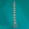 Indo Western Moti Hair Brooch With Mehndi Plating
