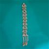 Indo Western Moti Hair Brooch With Mehndi Plating