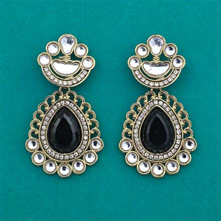 Indo Western Classic Earring with Mehndi Plating