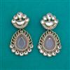 Indo Western Classic Earring with Mehndi Plating