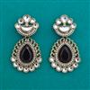 Indo Western Classic Earring with Mehndi Plating