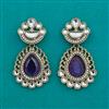 Indo Western Classic Earring with Mehndi Plating