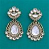 Indo Western Classic Earring with Mehndi Plating