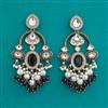 Indo Western Long Earring with Mehndi Plating