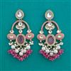 Indo Western Long Earring with Mehndi Plating