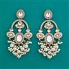 Indo Western Long Earring with Mehndi Plating