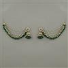 Indo Western Jhumki with Mehndi Plating