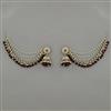 Indo Western Jhumki with Mehndi Plating