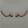 Indo Western Jhumki with Mehndi Plating