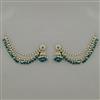 Indo Western Jhumki with Mehndi Plating