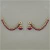 Indo Western Jhumki with Mehndi Plating