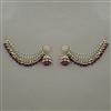 Indo Western Jhumki with Mehndi Plating