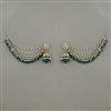 Indo Western Jhumki with Mehndi Plating