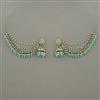 Indo Western Jhumki with Mehndi Plating