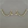 Indo Western Jhumki with Mehndi Plating