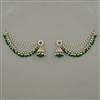 Indo Western Jhumki with Mehndi Plating