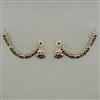 Indo Western Jhumki with Mehndi Plating