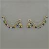 Indo Western Jhumki with Mehndi Plating