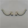 Indo Western Jhumki with Mehndi Plating