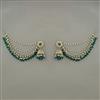 Indo Western Jhumki with Mehndi Plating
