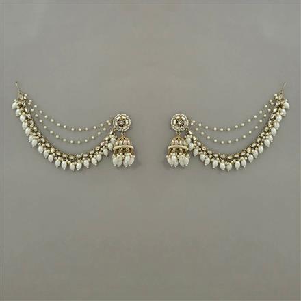 Indo Western Jhumki with Mehndi Plating