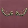 Indo Western Jhumki with Mehndi Plating