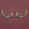Indo Western Jhumki with Mehndi Plating