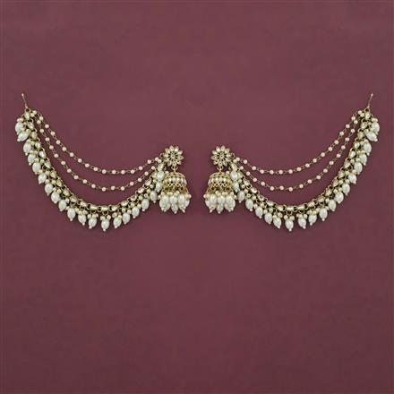 Indo Western Jhumki with Mehndi Plating